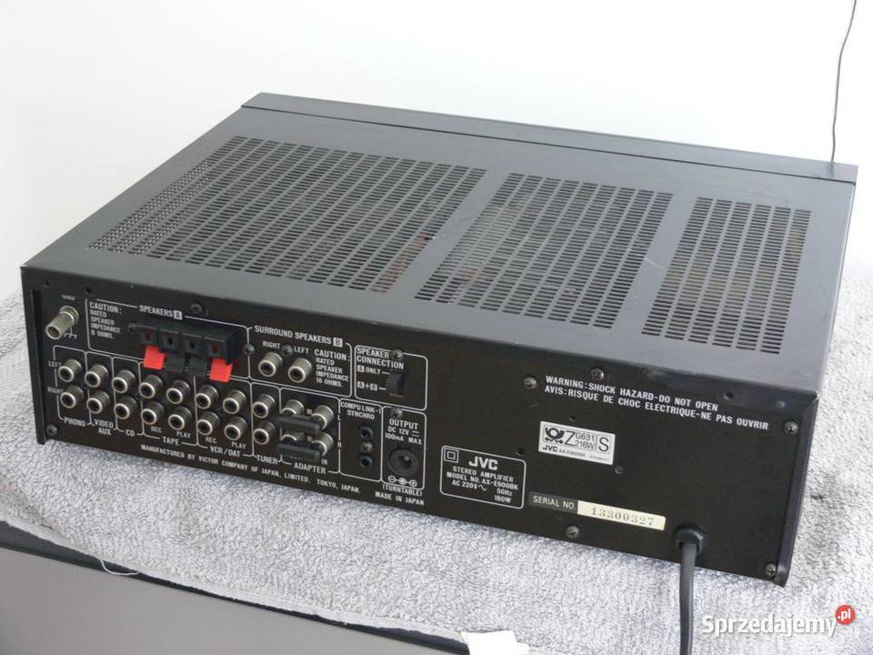 Wzmacniacz JVC z wyświetlaczem WYSYŁKA