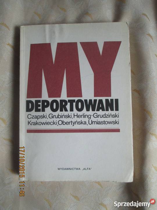 My deportowani praca zbiorowa mazowieckie Warszawa