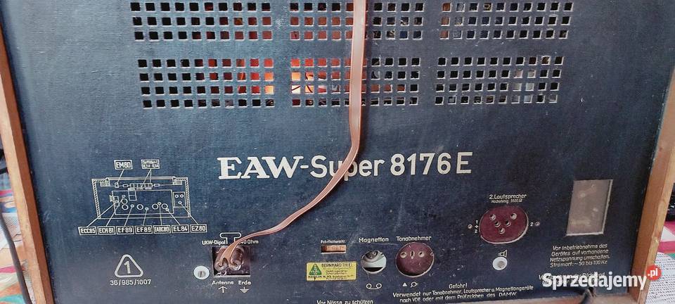 Odbiornik radiowy EAW Super 8176E Pozostałe Wąbrzeźno sprzedam