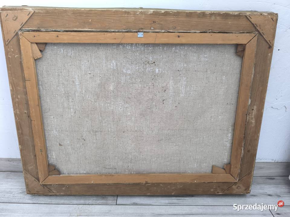 Obraz olejny scena rodzajowa sygnowany Zygmunt Łódź