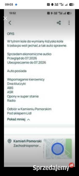 Peugeot 206 Benzyna nieuszkodzony sprzedam