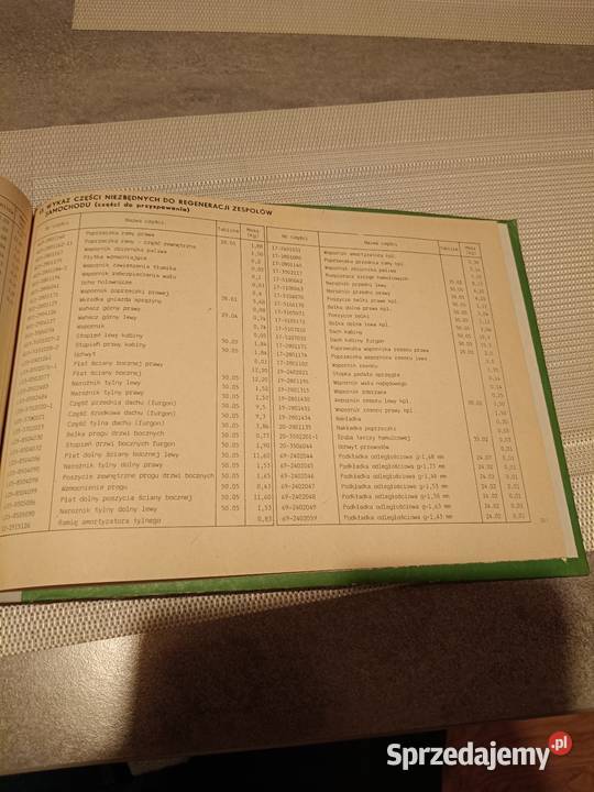 Żuk Katalog części zamiennych 1988 Chorzów