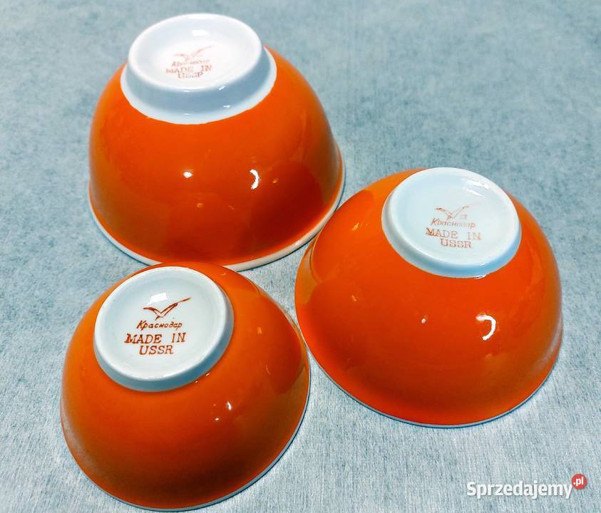 Krasnodarska Fabryka PorcelanyCzajka Miski ZSRR sprzedam