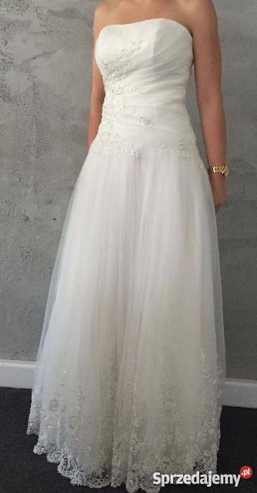 Suknia ślubna MS MODA Kamilla Ecri 3638 Damska