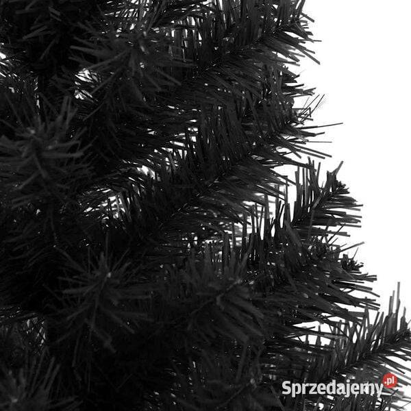 vidaXL Sztuczna choinka ze stojakiem czarna 150 Boże Narodzenie Warszawa sprzedam