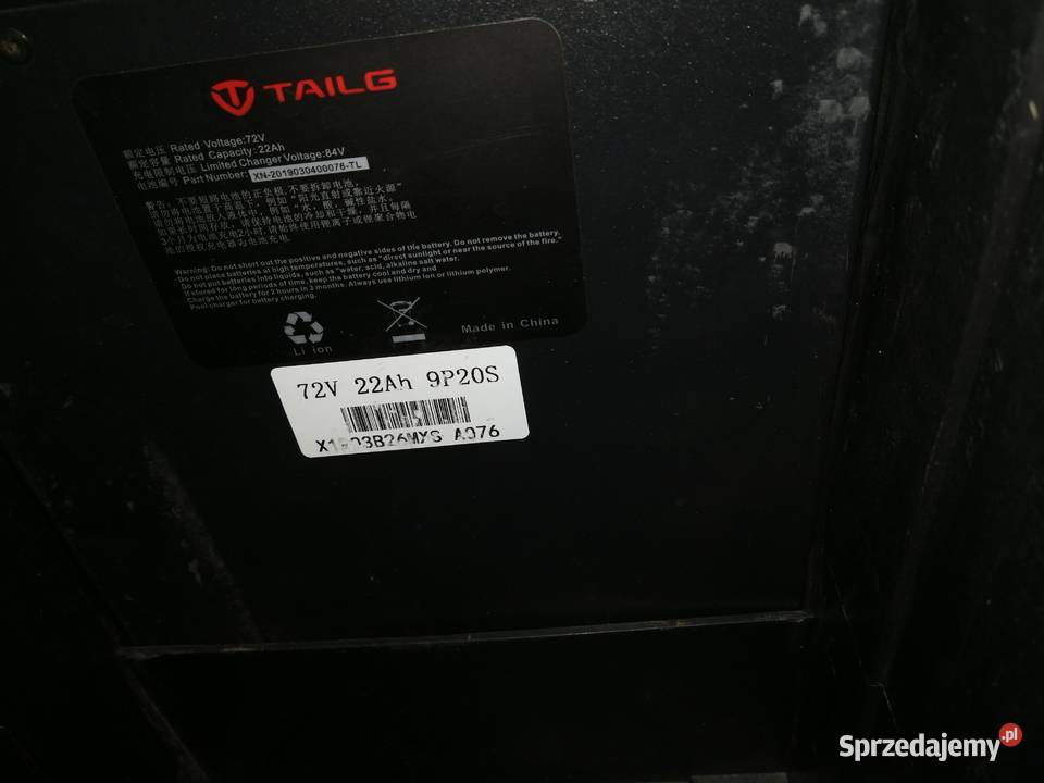 Skuter elektryczny Tailg z kufrem Wola Dalsza