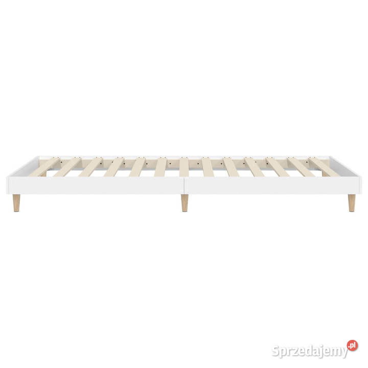 Rama łóżka biała materiał drewnopochodny 75x190 193cm mazowieckie sprzedam