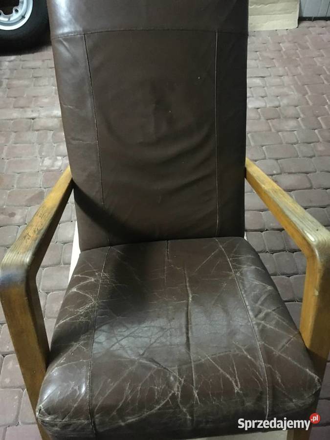 Fotel pokojowy skórzany Ożarów Mazowiecki