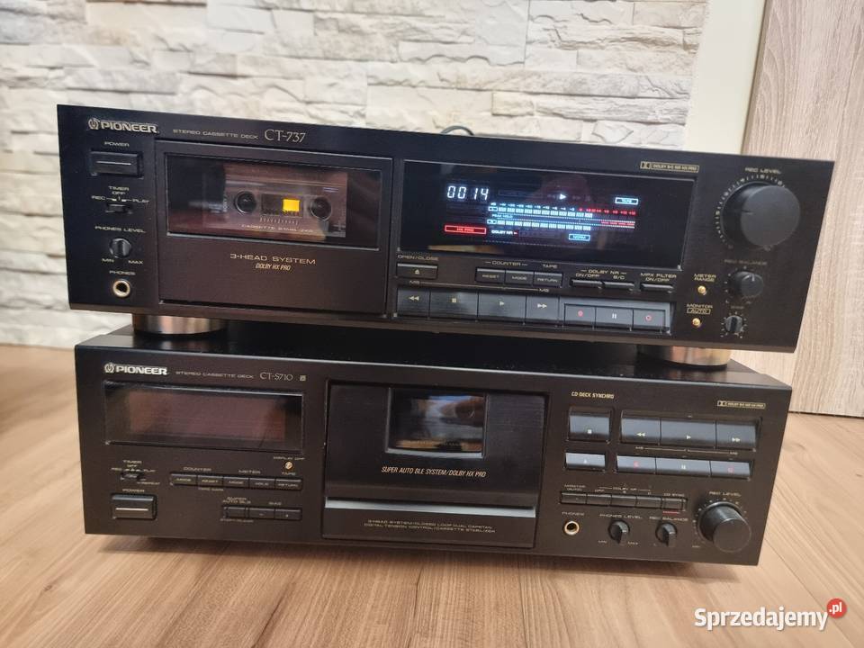 Deck magnetofon pioneer CT737 stan idealny Poznań