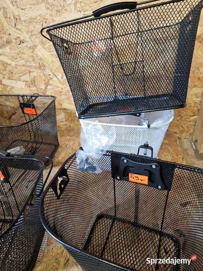 METALOWY DUŻY KOSZ ROWEROWY NA KIEROWNICĘ NA Cargo i kosze Głogowa