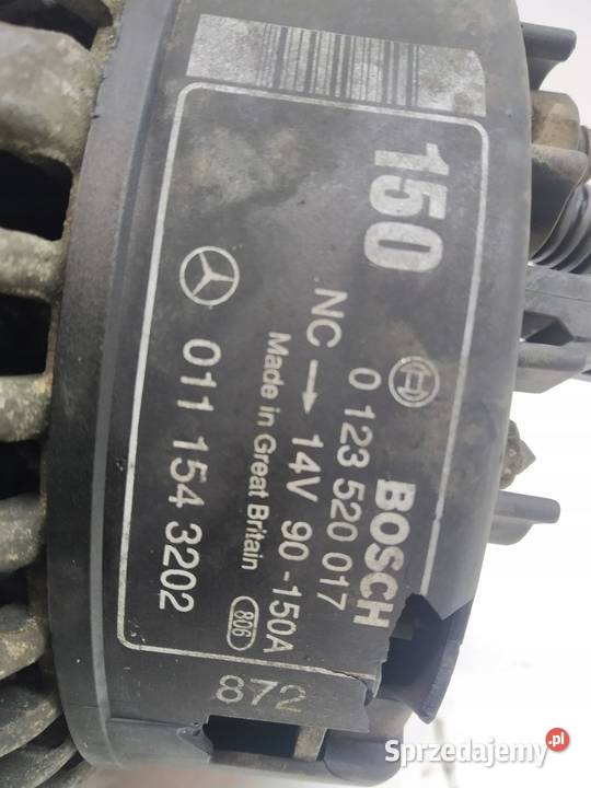 ALTERNATOR 0111543202 50 V8 M113 MercedesBenz sprzedam