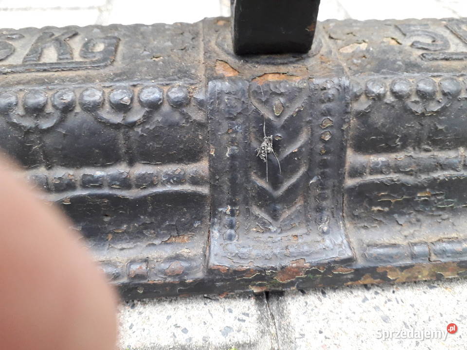 Stara żeliwna waga 5 Warszawa