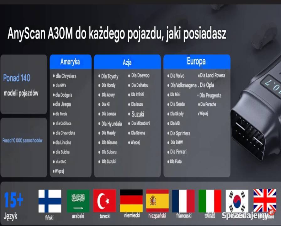 Xtool A30M V2 interfejs diagnostyczny Bluetooth Interfejsy diagnostyczne Piotrków Trybunalski