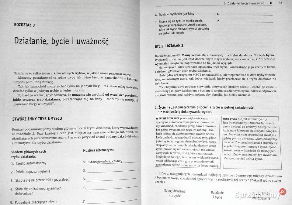 Praktyka uważności J Teasdale M Williams S Segal Chełm