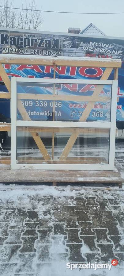 OKNO KacprzaK 160x138 FIX OKNA Używane Witryna sprzedam
