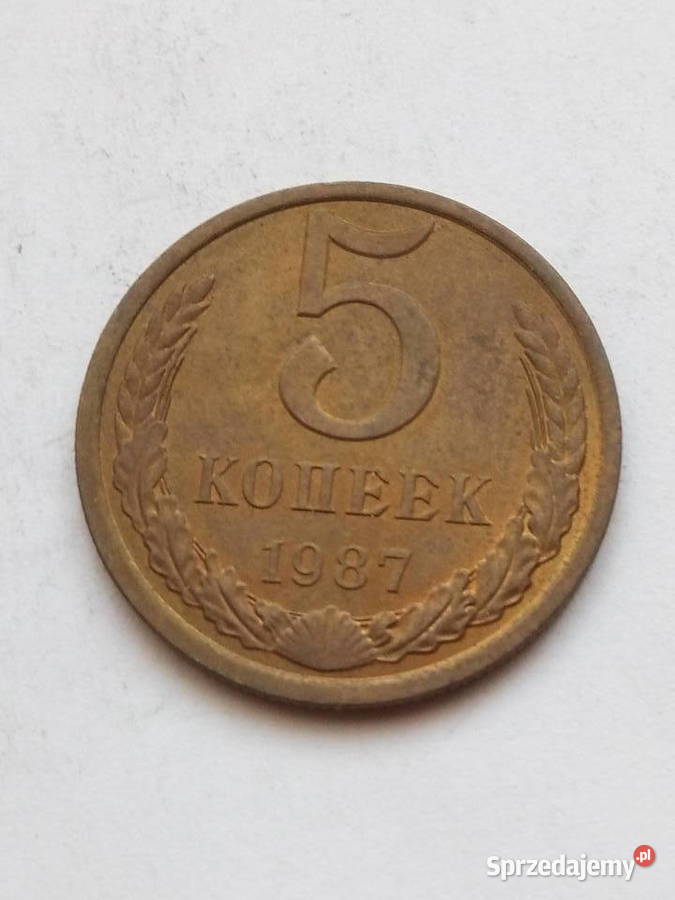 Moneta 5 kopiejek 1987r