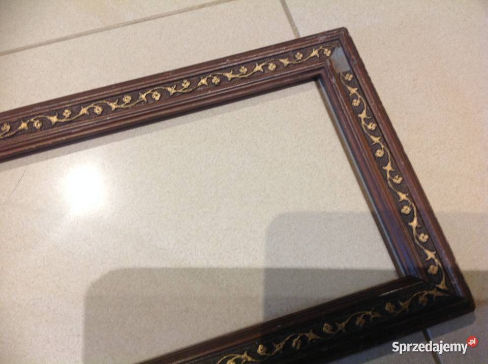 Stare Ramki Ramy Drewniane Zdobione lubuskie Nowa Sól sprzedam