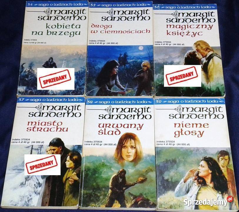 Saga o Ludziach Lodu 29 części Margit Sandemo Rok wydania 1996 Chełm