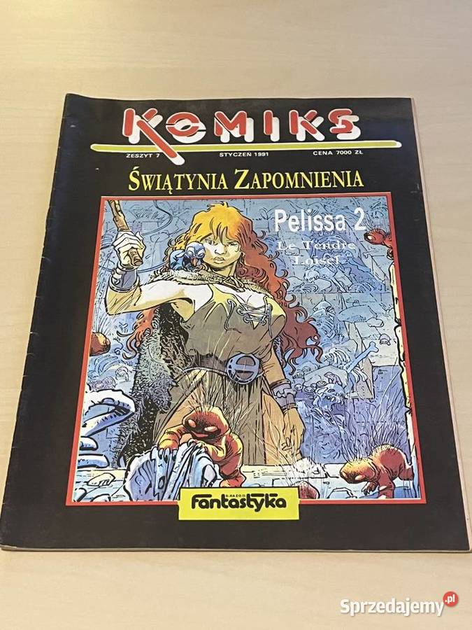 Świątynia Zapomnienia Pelissa 1991 komiks Sierosław sprzedam