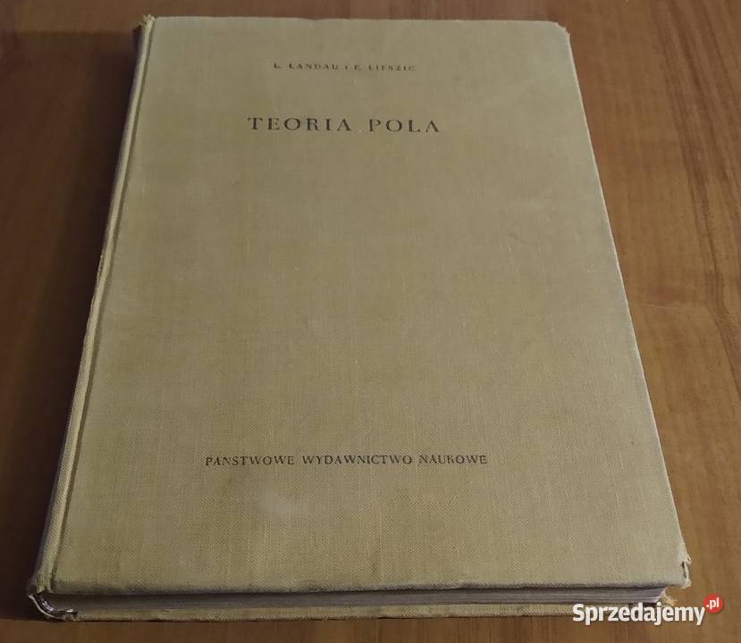 Teoria pola L Landau i E Lifszic fIZYKA pomorskie Gdańsk sprzedam