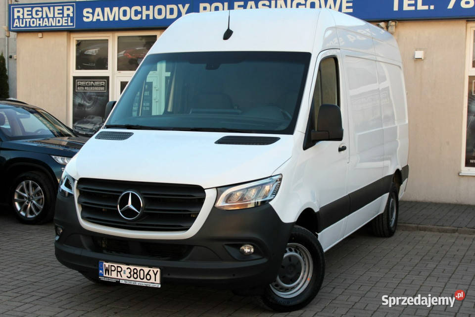 Mercedes Sprinter Automat 170 SalonPL FV23 LED Rok produkcji 2021 Sokołów