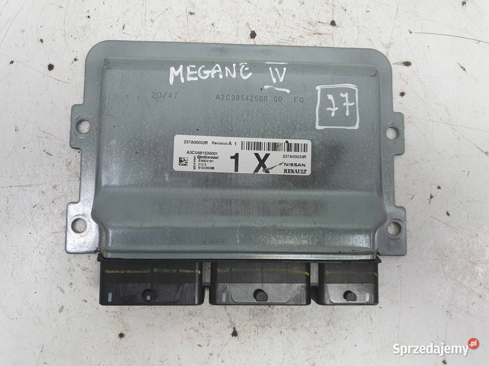 Renault Megane IV 16 STEROWNIK SILNIKA komputer osobowe Komputery