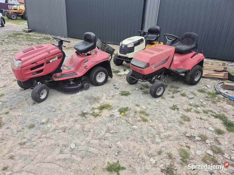 3 x kosiarka traktorek do poprawek Okrzeja