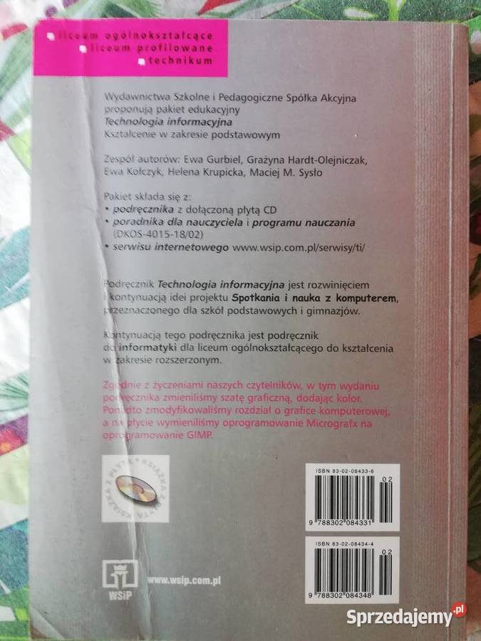 Technologia informacyjna Gurbiel Kołczyk miękka Kraków
