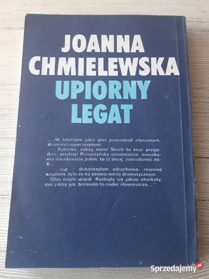 Upiorny Legat Joanna Chmielewska 1989 Bielsko-Biała