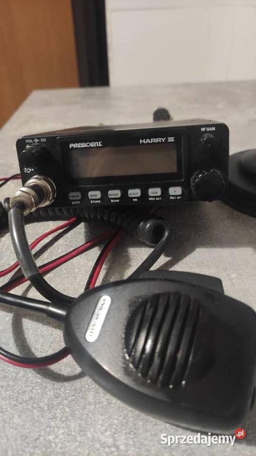 Radio CB President Harry 3 z anteną 120 Midland sprzedam