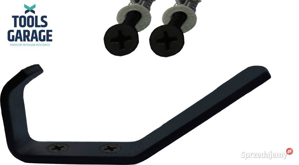 Wieszak meblowy ubrania garderoba LOFT czarny