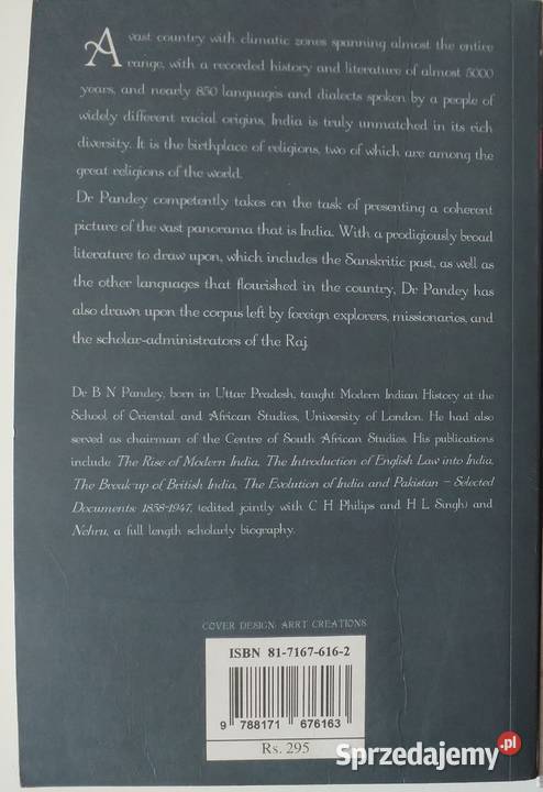 A book of India BN Pandey Gdańsk