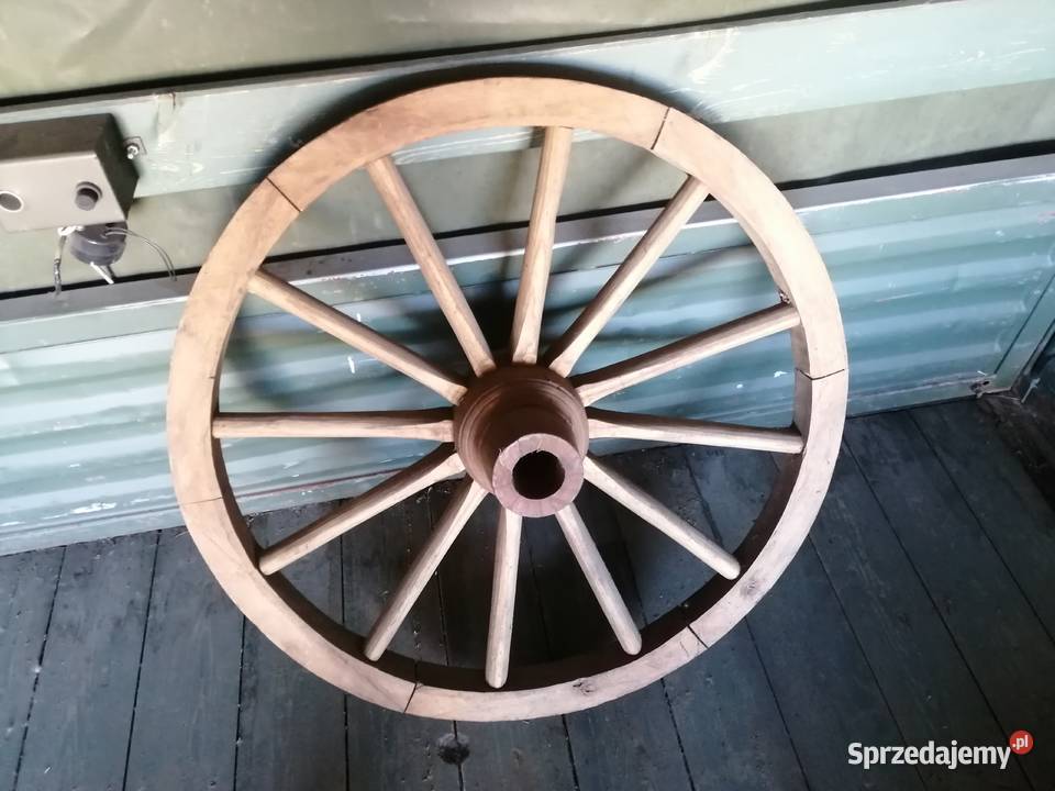 Stare drewniane koła do bryczki nieużywane 4 Kaszów