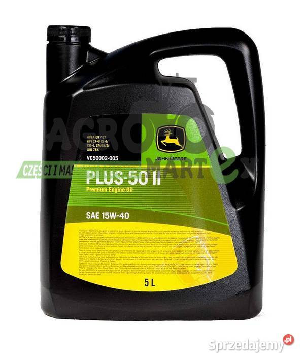 PLUS 50 II 15W40 OLEJ SILNIK 5L JD Wichrów