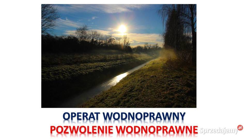 Opracowanie operatu pozwolenia wodnoprawnego Wrocław