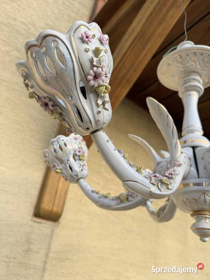 Żyrandol 6 ramienny stylowy lampa wisząca mazowieckie Garwolin