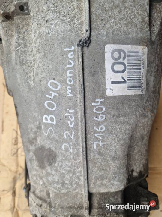 MERCEDES 716604 MANUALNA 22 CDI SKRZYNIA BIEGÓW Słowikowo