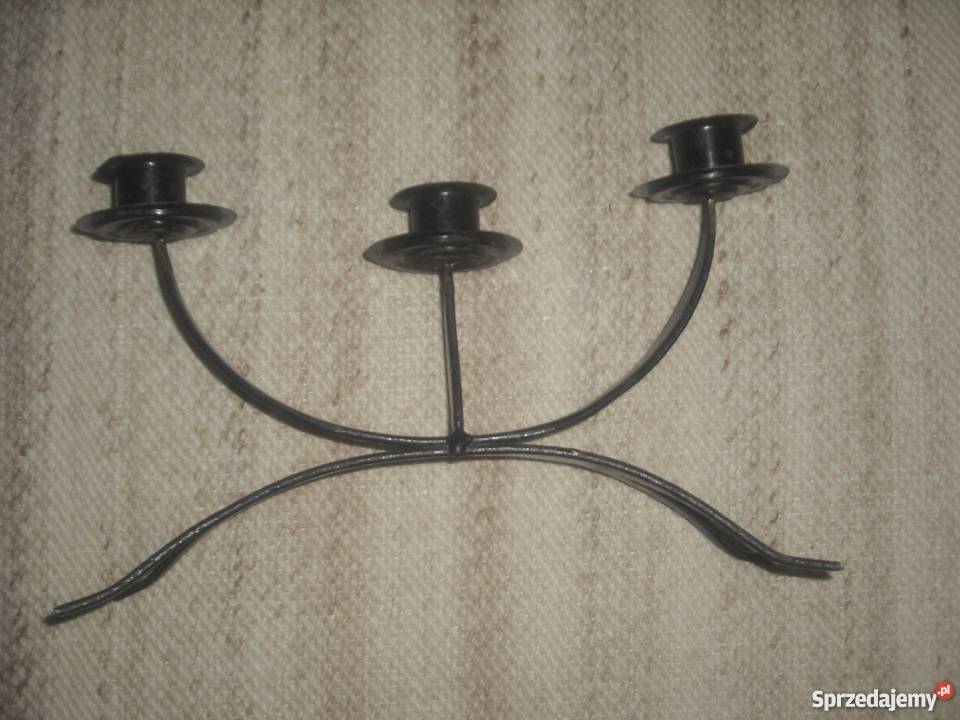 Świeczniki metalowe