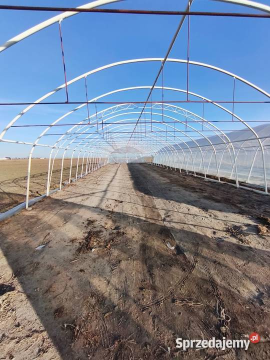 Tunel foliowy DUŻY konstrukcja 7x30m 210 m sprzedam