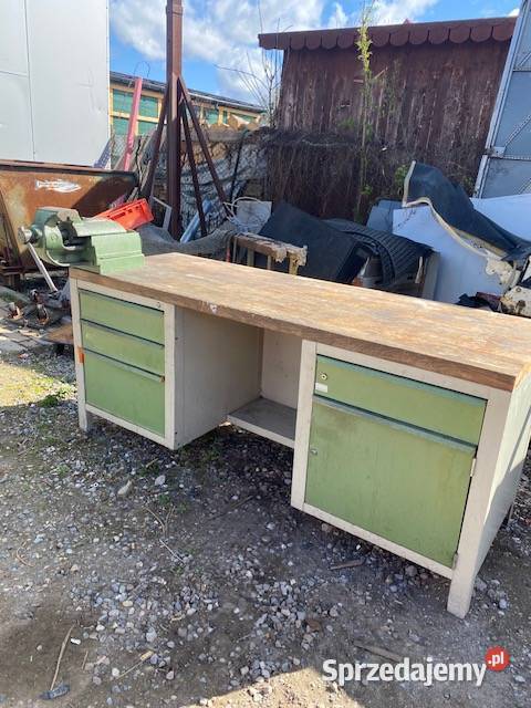 stół warsztatowy stół roboczy ślusarski imadło Brzesko