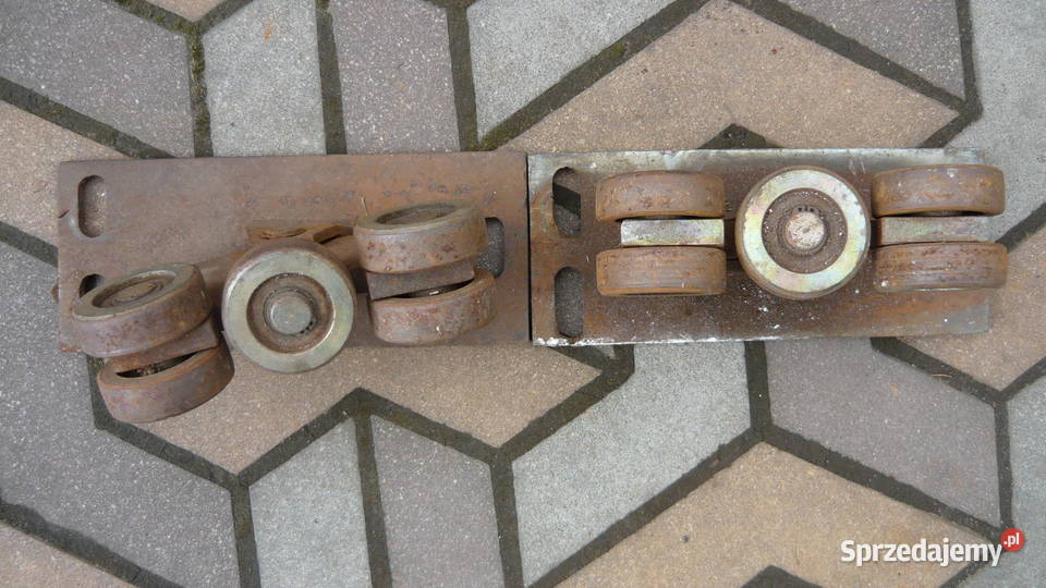 Wózki 2 rolki rolka do bramy przesuwnej wózek Sokółka