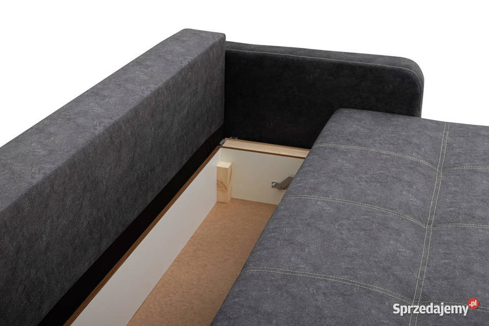 Kanapa Tapicerowana Ciemnoszara PAWEŁ Tarnobrzeg