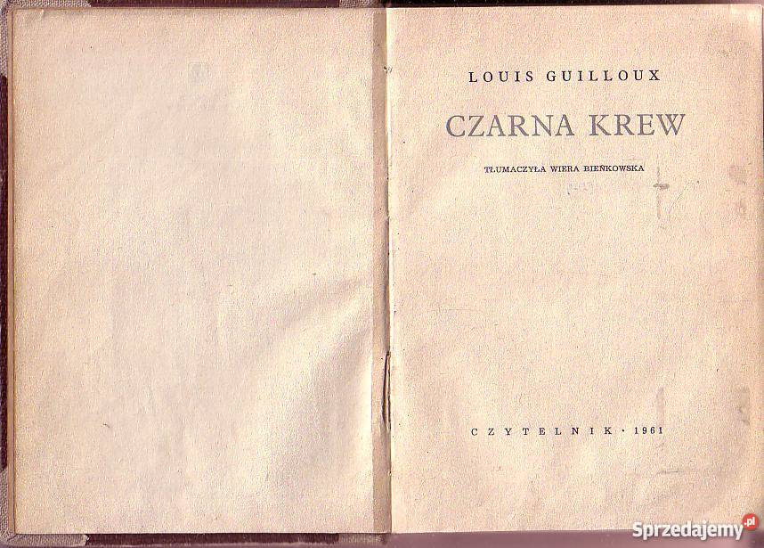 0158 CZARNA KREW LOUIS GUILLOUX Czyrna