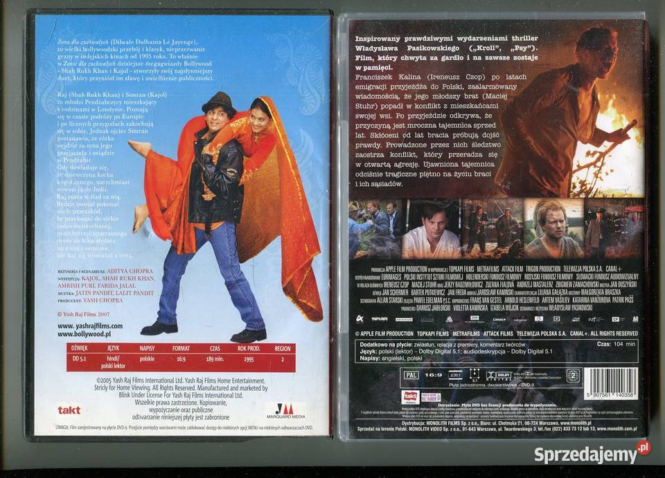 pokłosie Żona zuchwałych 2 Filmy DVD sprzedam