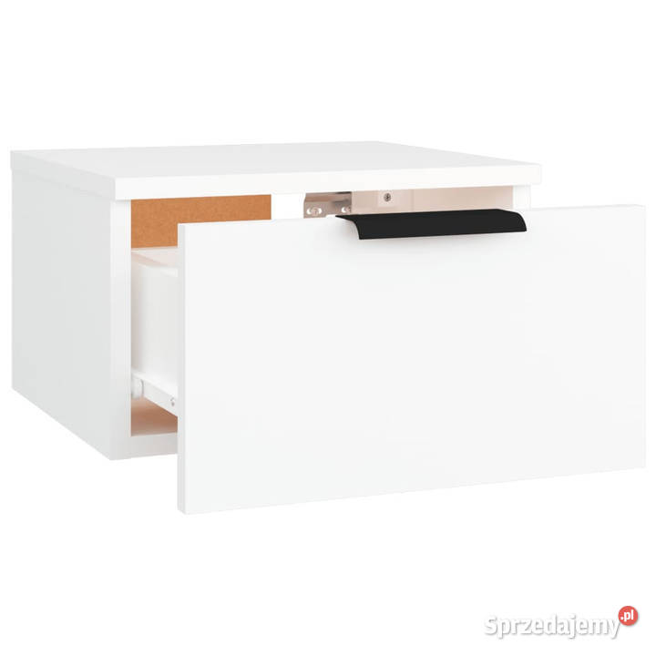 Wisząca szafka nocna biała 34x30x20 WM811376 mazowieckie Warszawa
