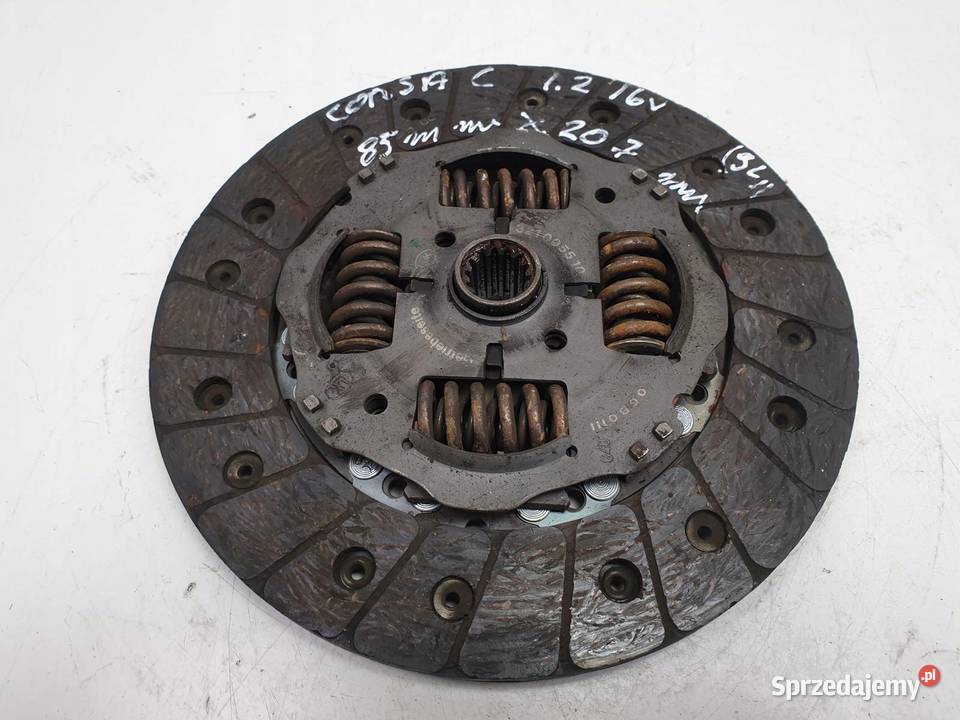 SPRZĘGŁO Opel Corsa C 12 16V 321005510 TARCZA Sprzęgła i elementy lubelskie Chełm