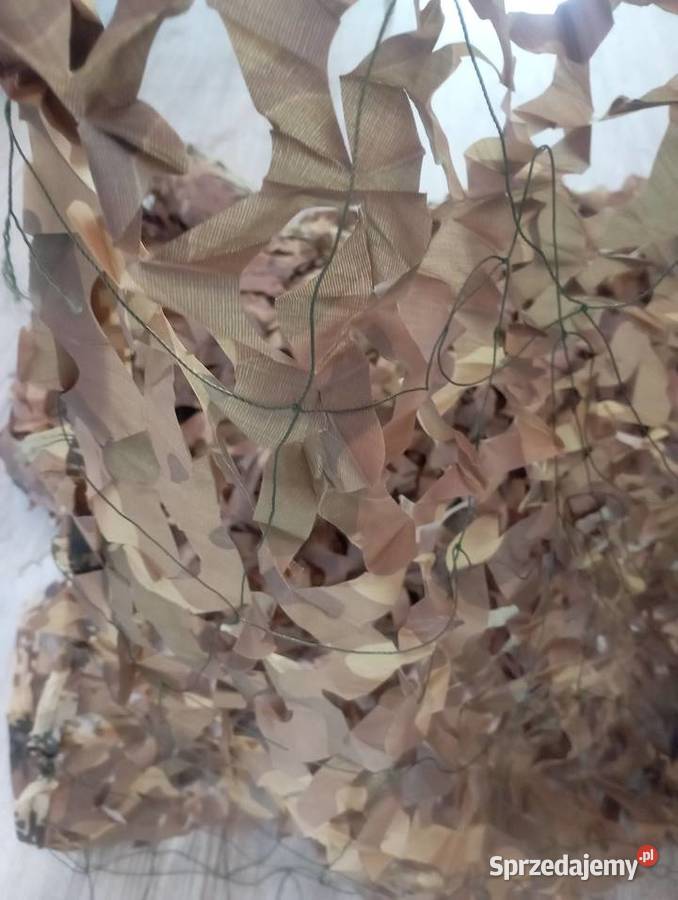 siatka maskująca 6x4 nowa bezowa