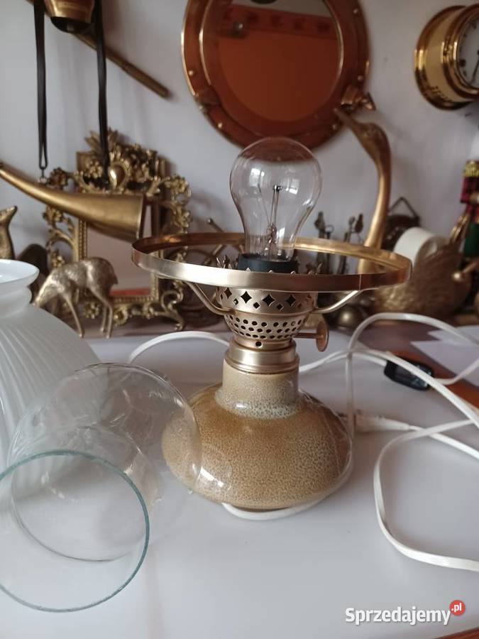 Piękna lampka stołowa z czasów PRL Wałbrzych Poznań