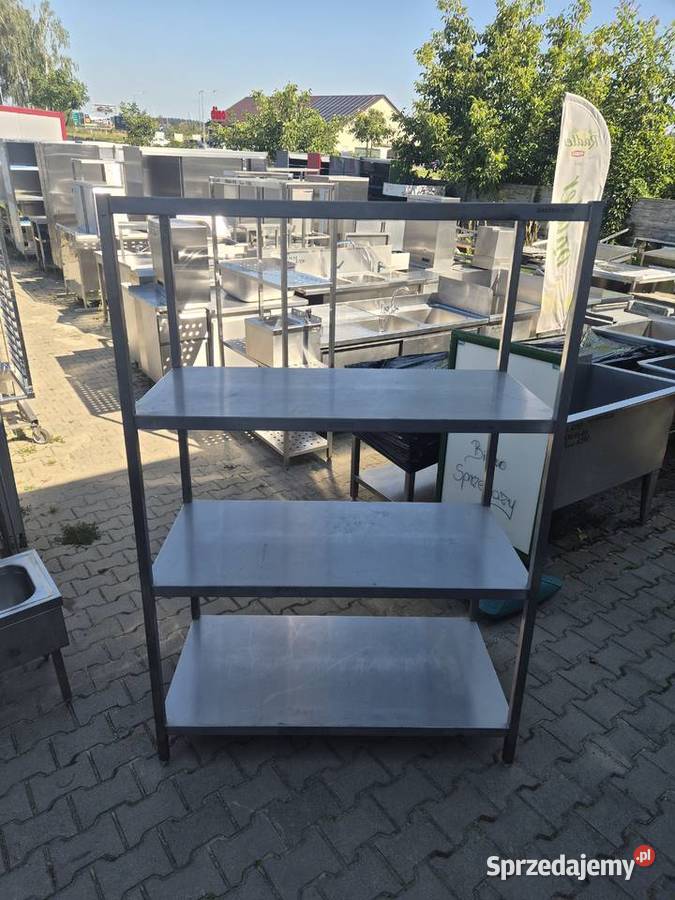 Solidny Regał Gastronomiczny Stal Nierdzewna 4 Ostrów Wielkopolski