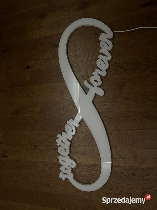 Ledon Neon Napis Together Forever znak Lublin